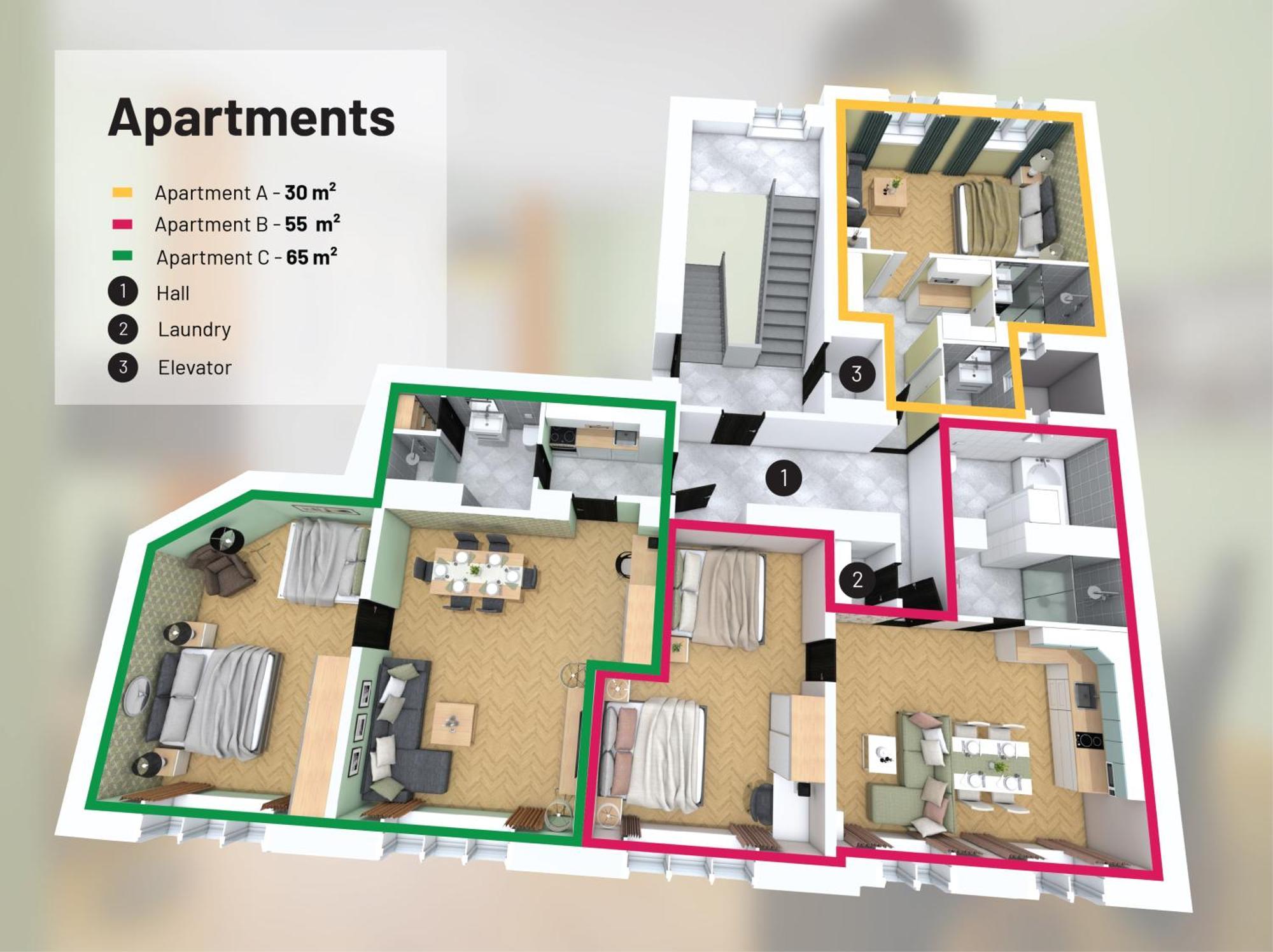 Oasis Apartments At Charles Square براغ المظهر الخارجي الصورة